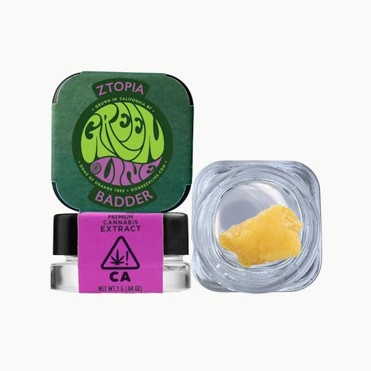Greenline - Ztopia - Badder - Extract - Indica Hybrid - 1g - 1