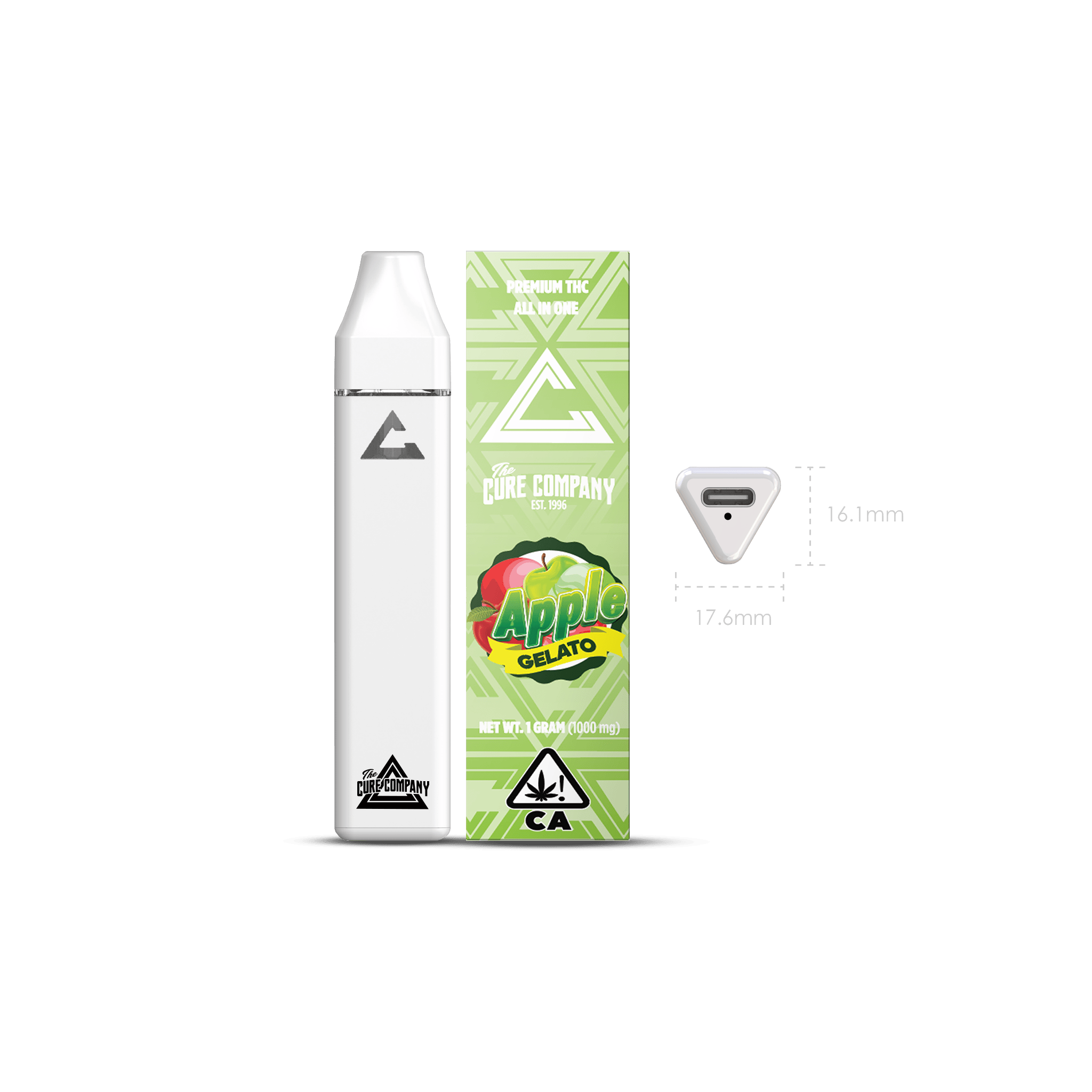 The Cure Company - The Cure Company | Apple Gelato | Disposable | 1g - 1