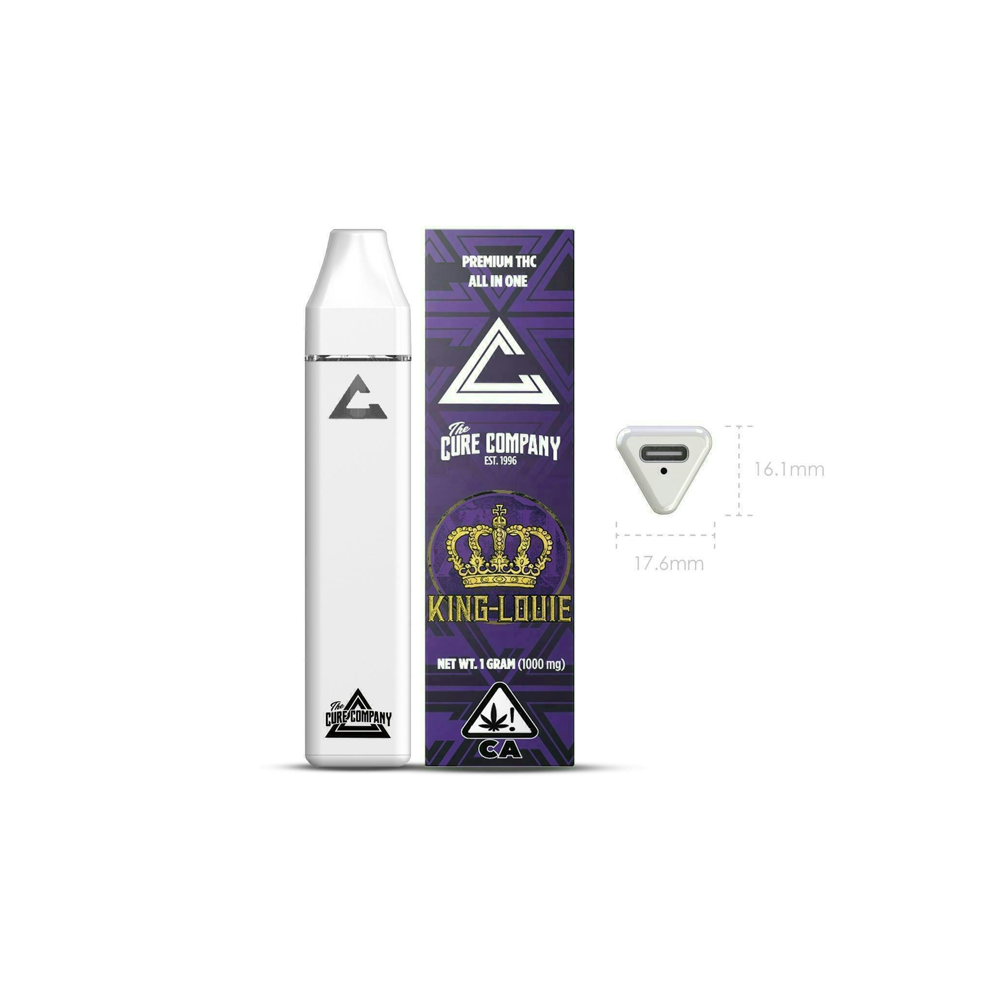 The Cure Company - The Cure Company | King Louie | Disposable | 1g - 1