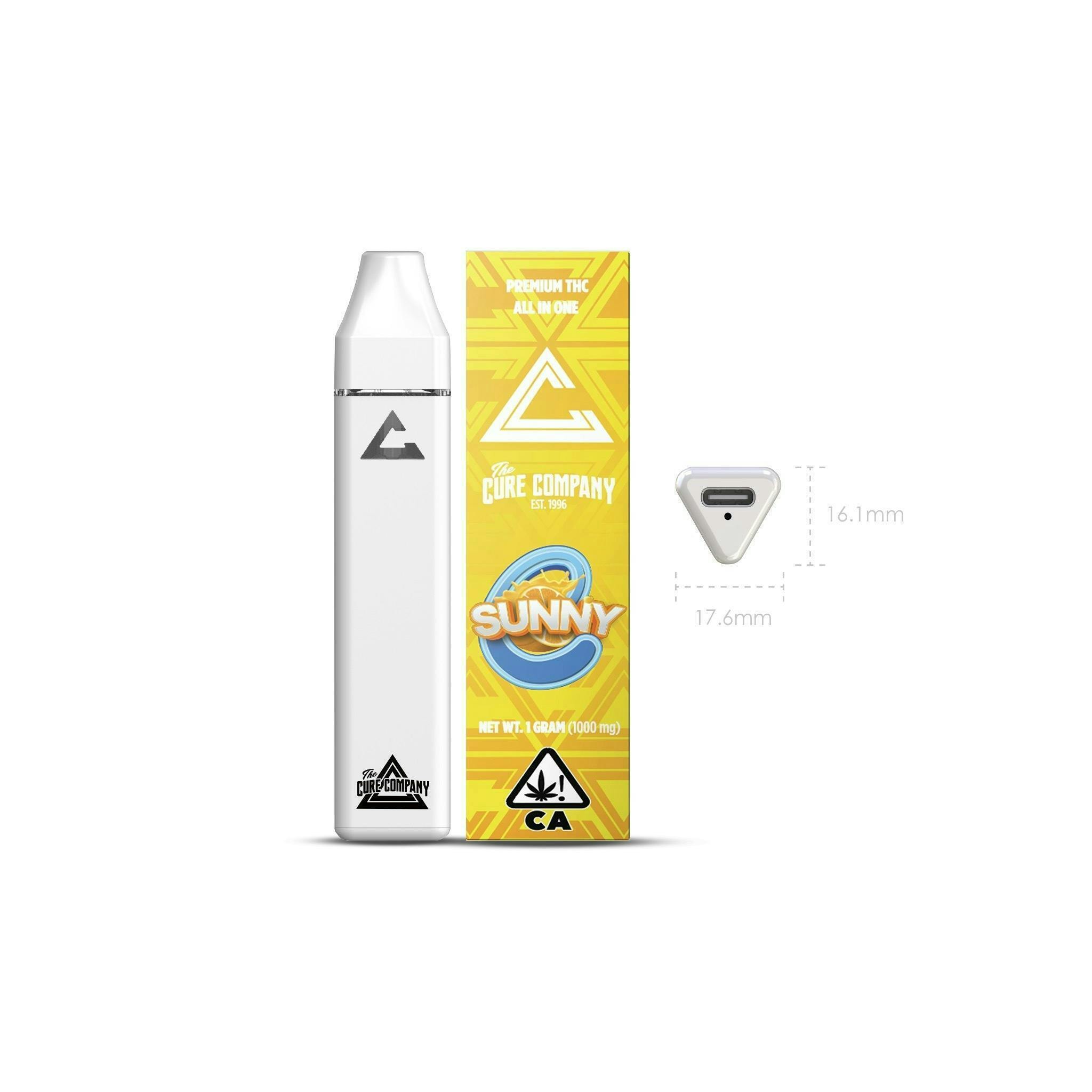 The Cure Company | Sunny C | Disposable | 1g - The Cure Company