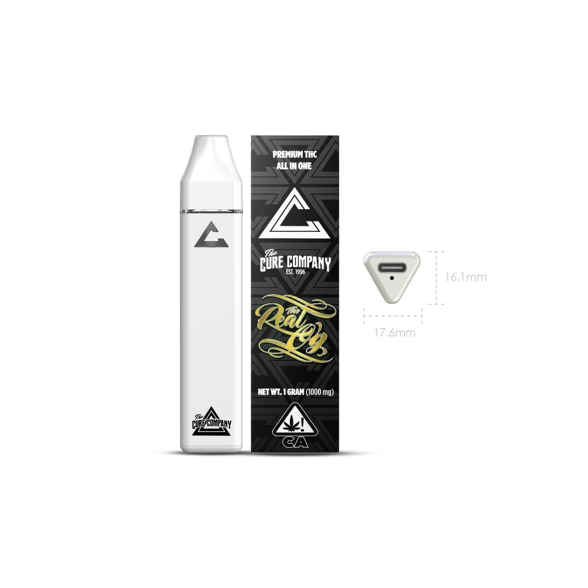 The Cure Company - The Cure Company | The Real OG | Disposable | 1g - 1
