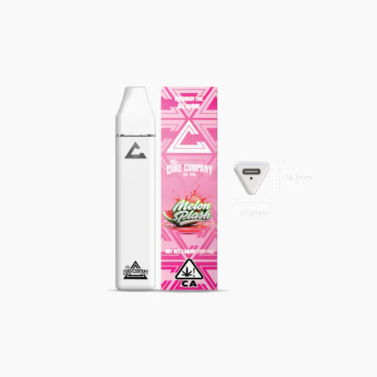 The Cure Company - The Cure Company | Melon Splash | Disposable | 1g - 1