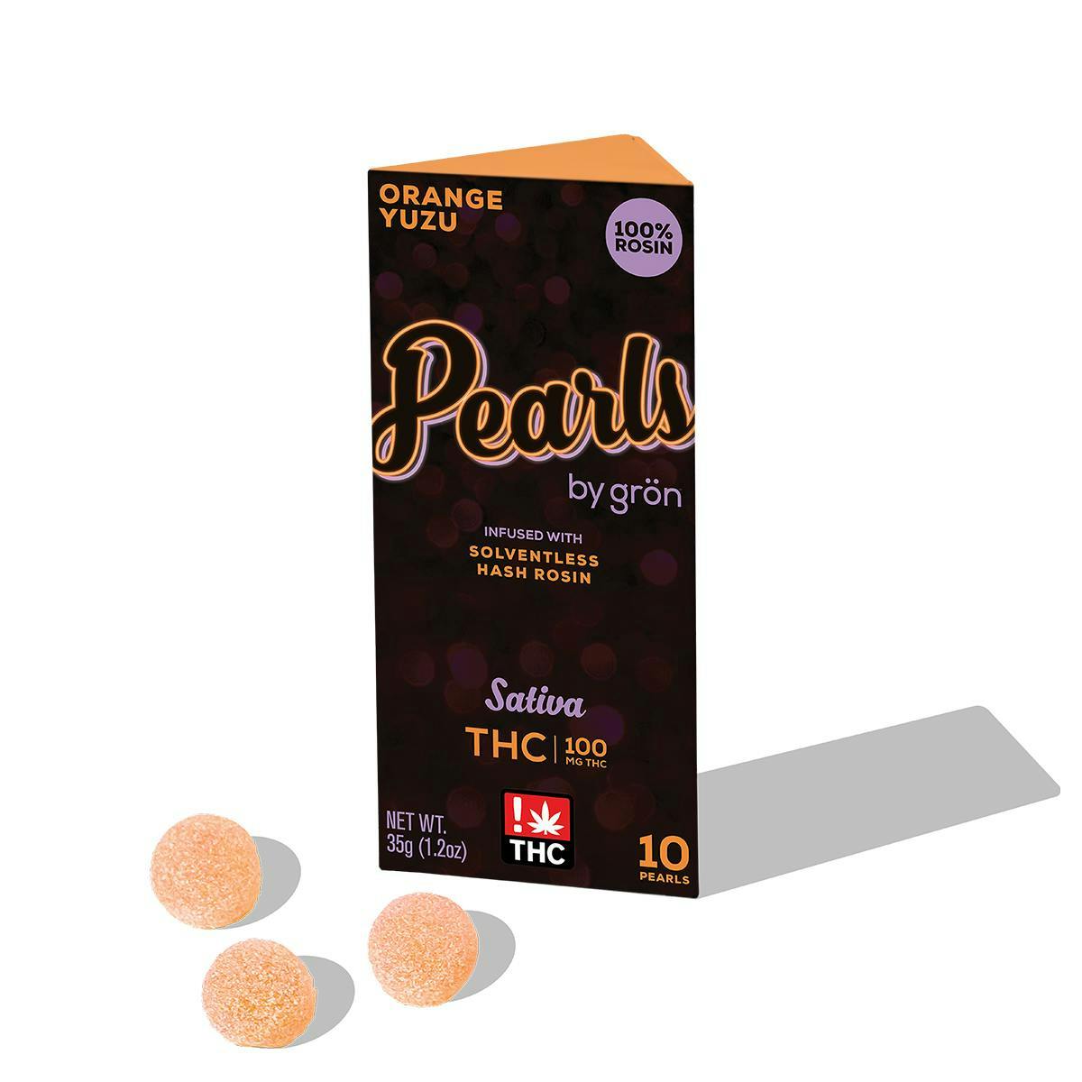 Grön Edibles - Orange Yuzu Pearls - 100MG - 1