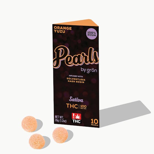 Grön Edibles - Orange Yuzu Pearls - 100MG - 1