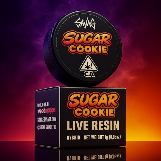 SAVAGE - Sugar Cookie 1G Live Resin Crumble - 1