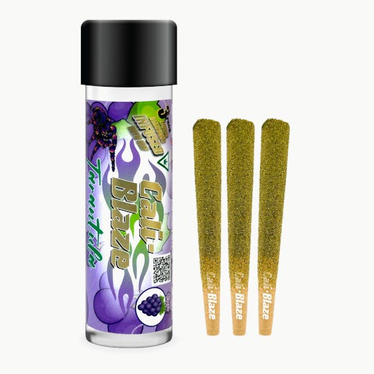 Cali-Blaze - Infused Tarantula 3pk - Grape - 3G - 1