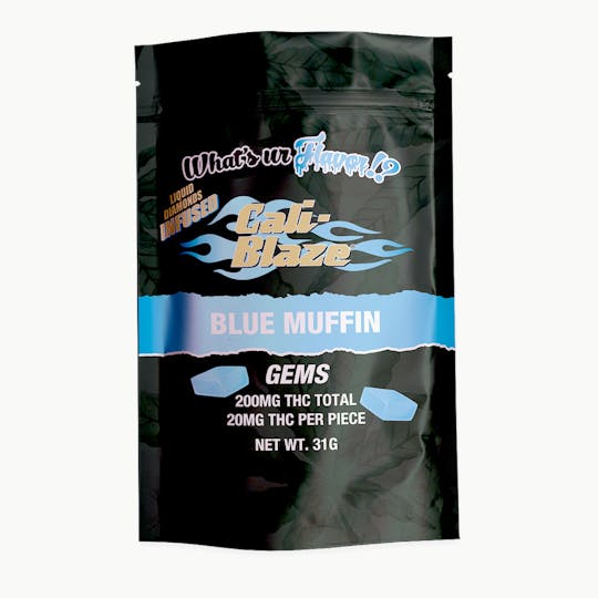 Cali-Blaze - 200mg Gems - Blue Muffin - 1