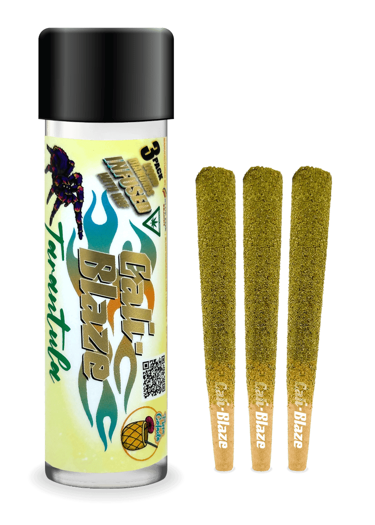 Cali-Blaze - Cali-Blaze | Pina Colada Tarantula | Infused Pre Roll | 1.8g each | 3pk - 1