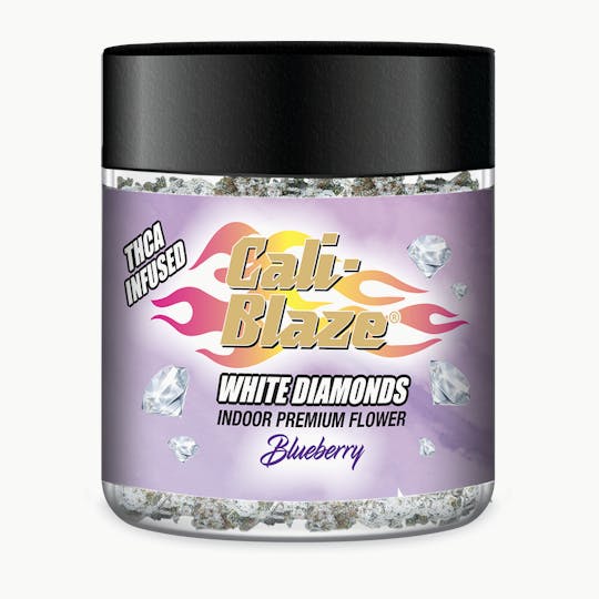 Cali-Blaze - White Diamond Flower - Blueberry - 3.5G - 1