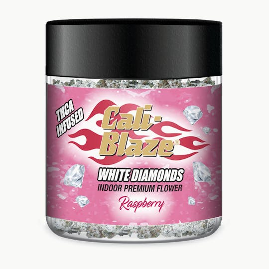 Cali-Blaze - White Diamond Flower - Raspberry - 3.5G - 1