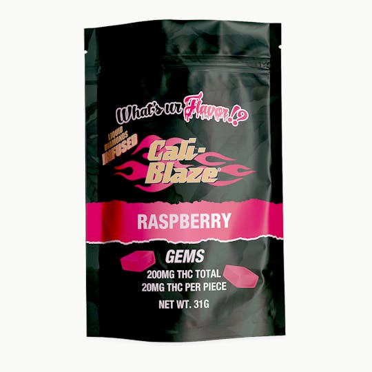Cali-Blaze - 200mg Gems - Raspberry - 1