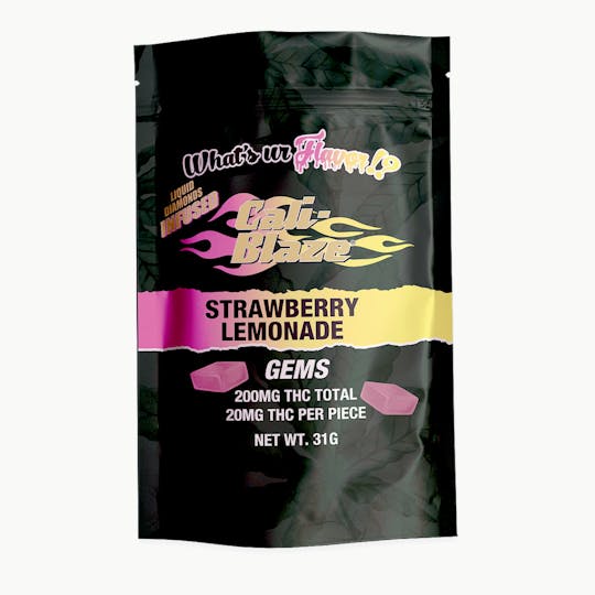 Cali-Blaze - 200mg Gems - Strawberry Lemonade - 1