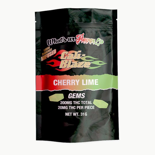 Cali-Blaze - 200mg Gems - Cherry Lime - 1
