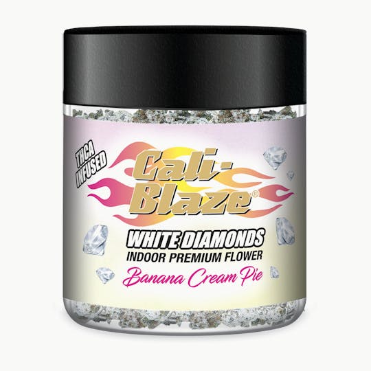 Cali-Blaze - White Diamond Flower - Banana Cream Pie - 3.5G - 1