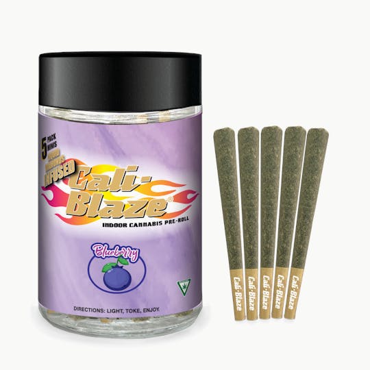 Cali-Blaze - Liquid Diamond Minis 5pk - Blueberry - 3.5G - 1