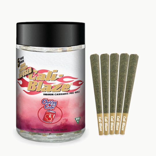 Cali-Blaze - Liquid Diamond Minis 5pk - Cherry Cola - 3.5G - 1