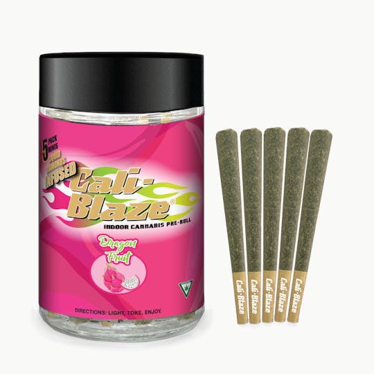 Cali-Blaze - Liquid Diamond Minis 5pk - Dragon Fruit - 3.5G - 1