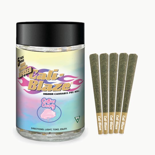Cali-Blaze - Liquid Diamond Minis 5pk - Cotton Candy - 3.5G - 1