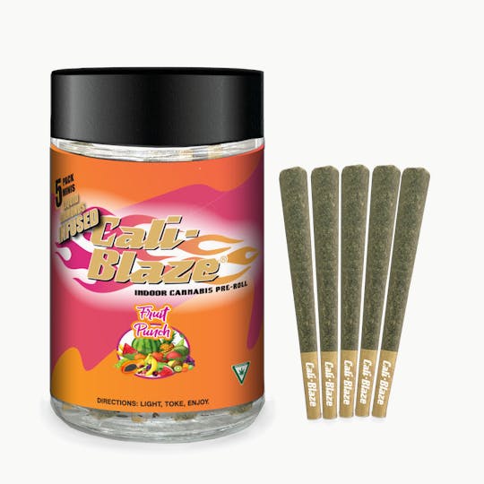 Cali-Blaze - Liquid Diamond Minis 5pk - Fruit Punch - 3.5G - 1