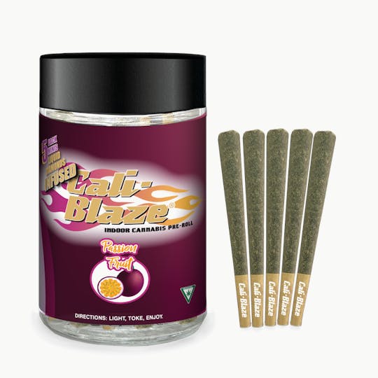 Cali-Blaze - Liquid Diamond Minis 5pk - Passion Fruit - 3.5G - 1