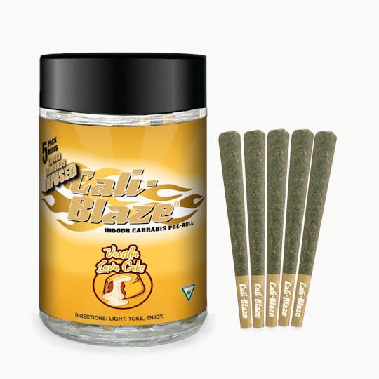 Cali-Blaze - Liquid Diamond Minis 5pk - Vanilla Lava Cake - 3.5G - 1