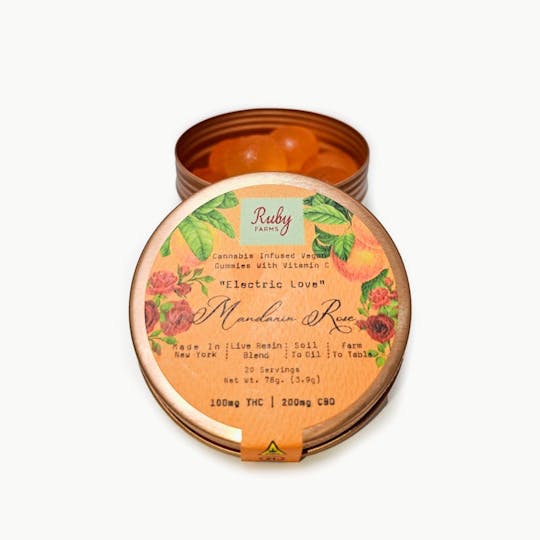 Ruby Farms - Mandarin Rose | "Electric Love" | Vegan Gummies - 1
