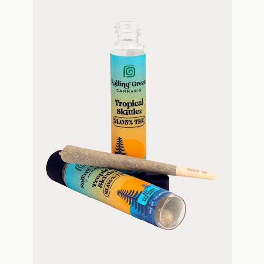 Rolling Green Cannabis - Tropical Skittlez | Pre Roll | 1g - 1