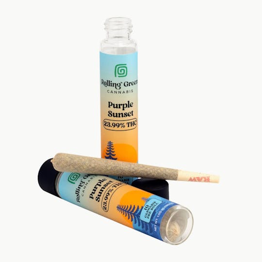Rolling Green Cannabis - Purple Sunset | Pre Roll | 1g - 1