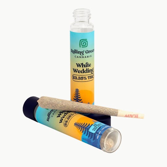 Rolling Green Cannabis - White Wedding | Pre Roll | 1g - 1