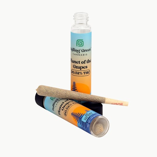 Rolling Green Cannabis - Planet Of The Grapes | Pre Roll | 1g - 1