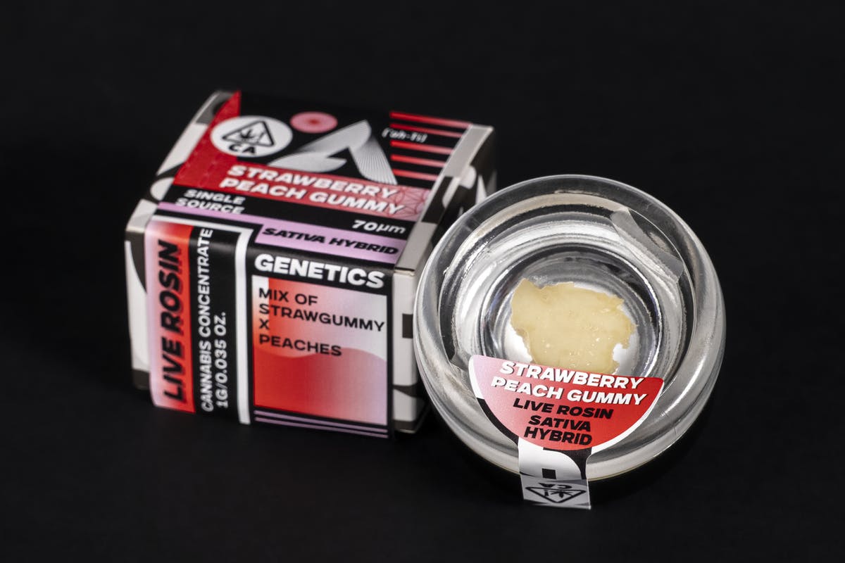 Ahti Farms - Ahti Hash | Strawberry Peach Gummy 70µ | Whipped Live Rosin - 1