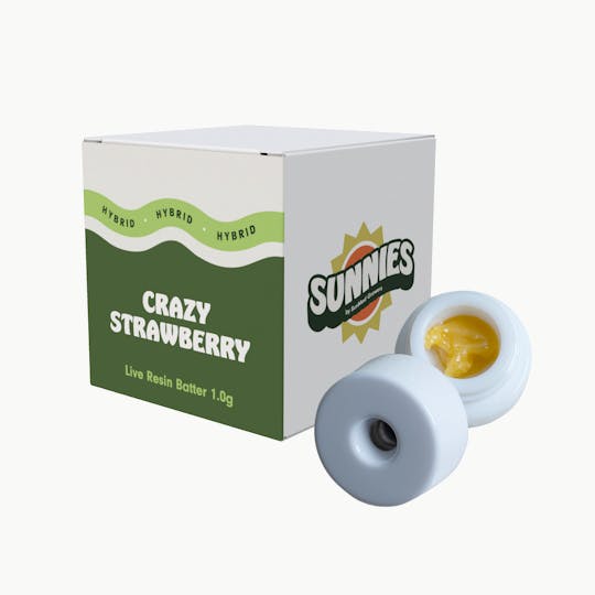 SunMed Growers - Crazy Strawberry Live Resin Batter 1.0g - 1