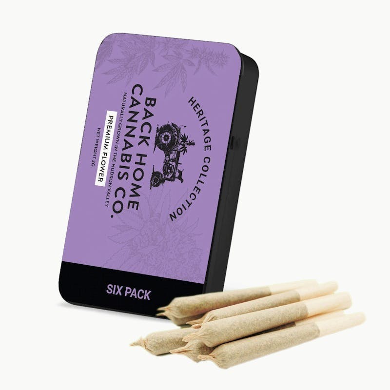 Back Home Cannabis Co. - Northern Lights 6 Pack Pre Roll - 1