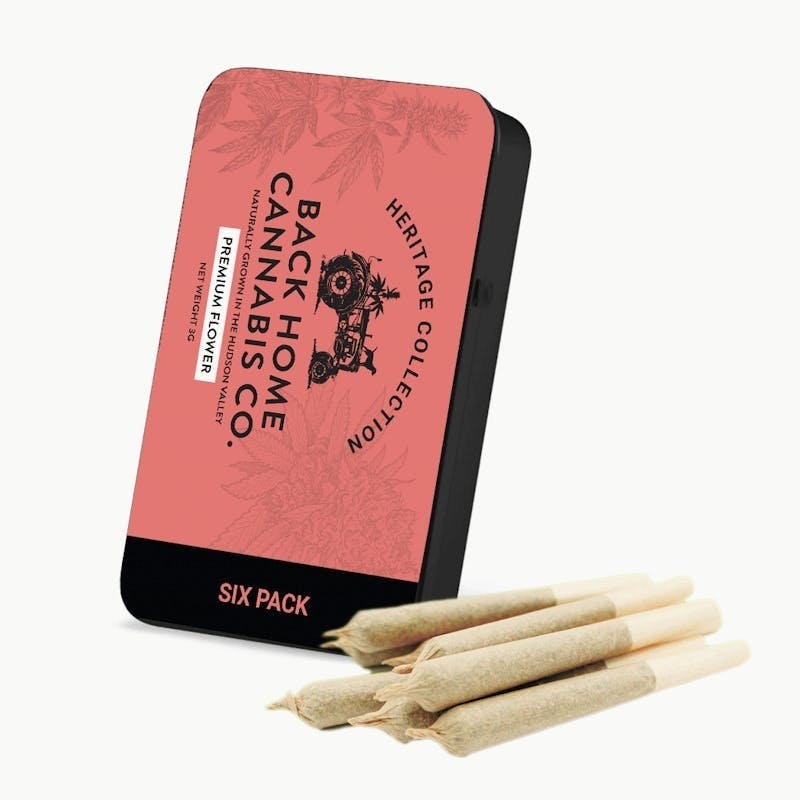 Back Home Cannabis Co. - Trainwreck 6 Pack Pre Roll - 1