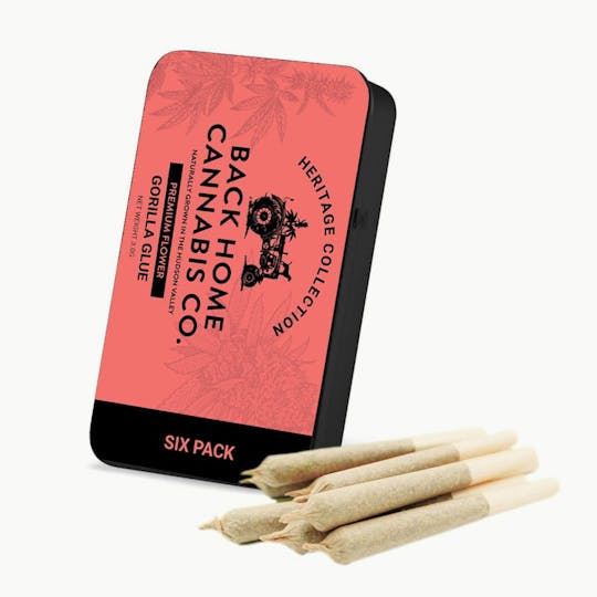 Back Home Cannabis Co. - Gorilla Glue 6 Pack Pre Roll - 1