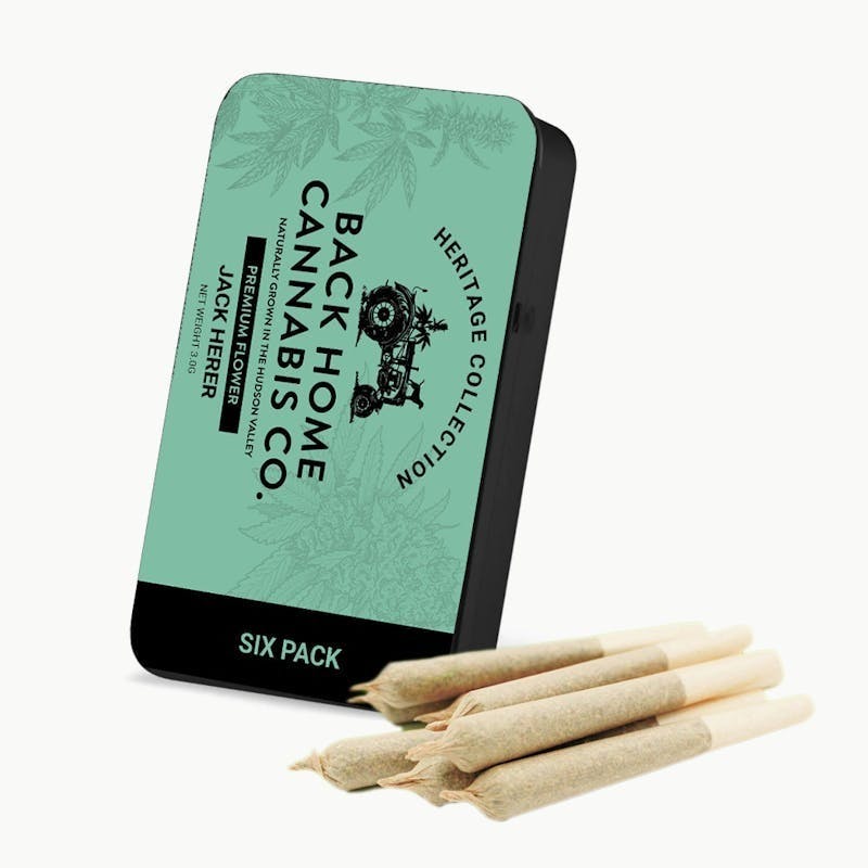 Back Home Cannabis Co. - Jack Herer 6 Pack Pre Roll - 1