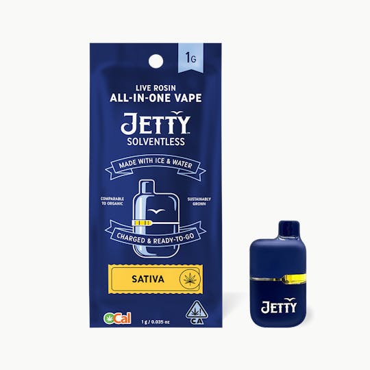 Jetty Extracts - Jetty All-in-One Mini Tank Vape OCal Solventless 1g Cereal Milk - 1