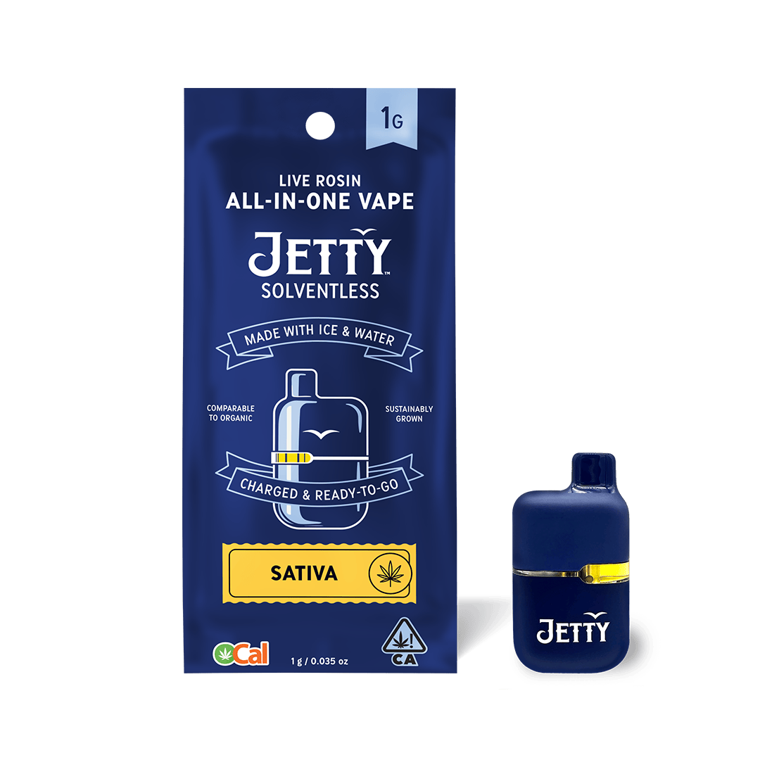 Jetty Extracts - Jetty All-in-One Mini Tank Vape OCal Solventless 1g Tropstar - 1