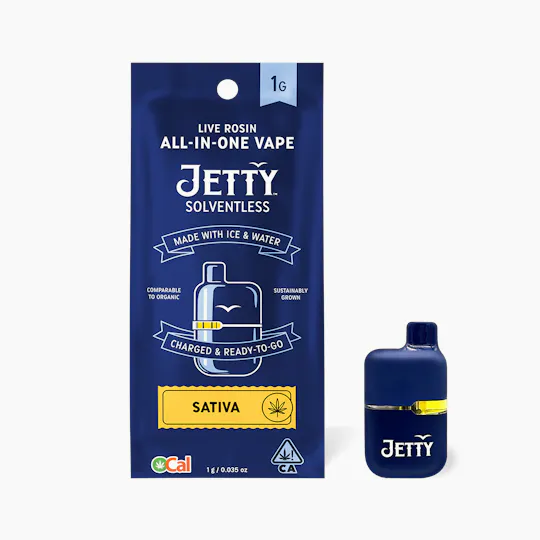 Jetty Extracts - Jetty All-in-One Mini Tank Vape OCal Solventless 1g Tropstar - 1