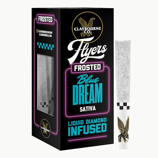 Claybourne Co. - Blue Dream (1.5g 3pack) - Diamond Frosted Flyers (NV) - 1