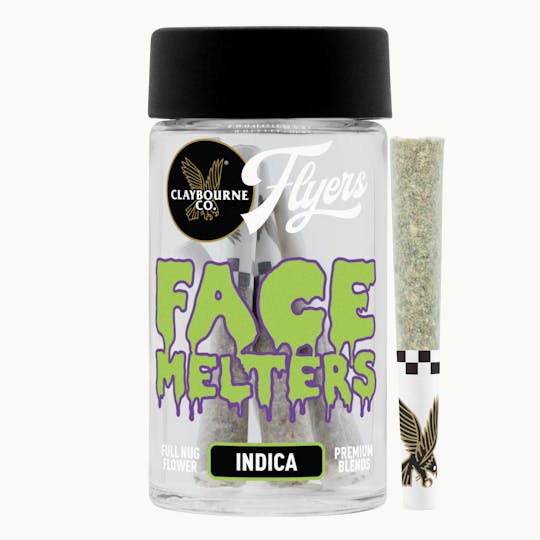 Claybourne Co. - Face Melters Indica (3.5g 7pack) - Flyers Blends (NV) - 1