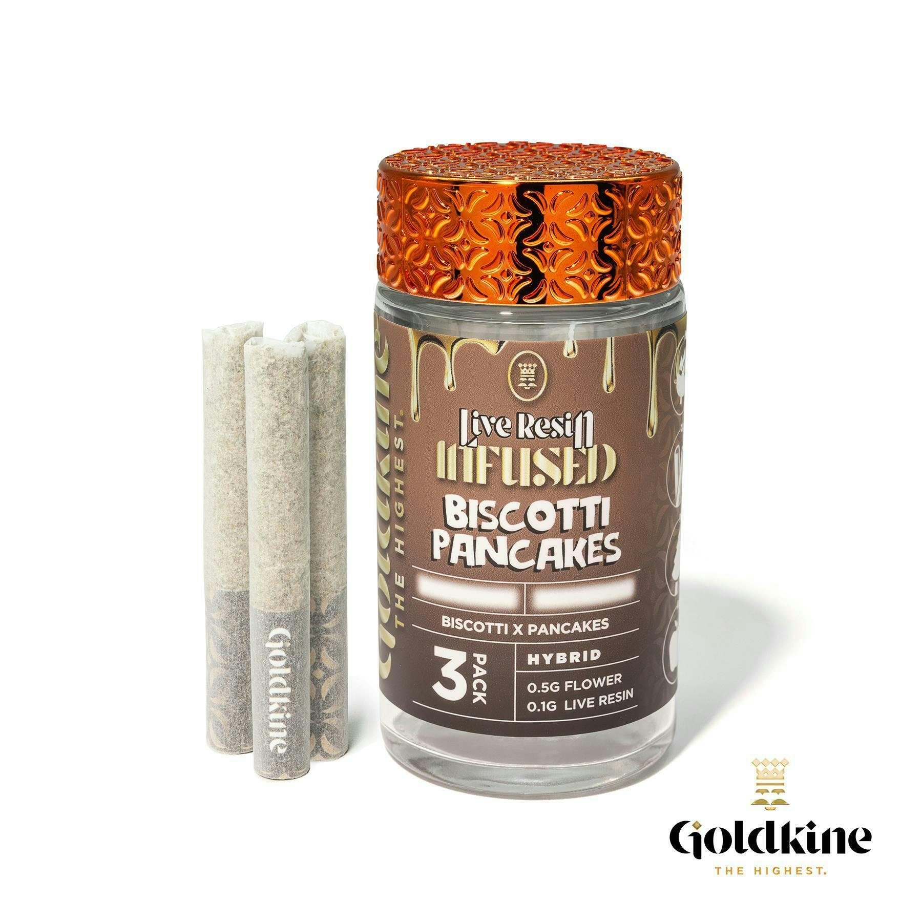 Goldkine - Goldkine Infused Pre Roll 1G | Biscotti Pancakes - 1