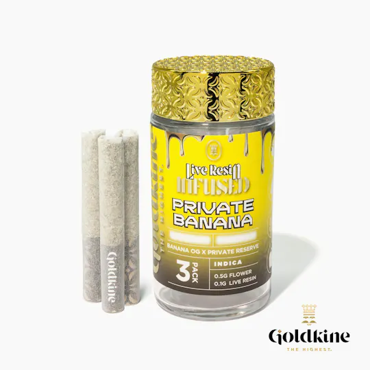 Goldkine - Goldkine Infused Pre Roll 1G | Private Banana - 1