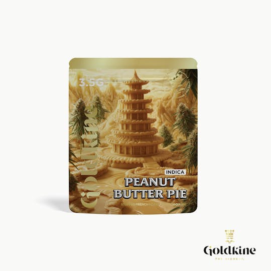 Goldkine - Goldkine Flower 3.5G (Mylar) | Peanut Butter Pie - 1