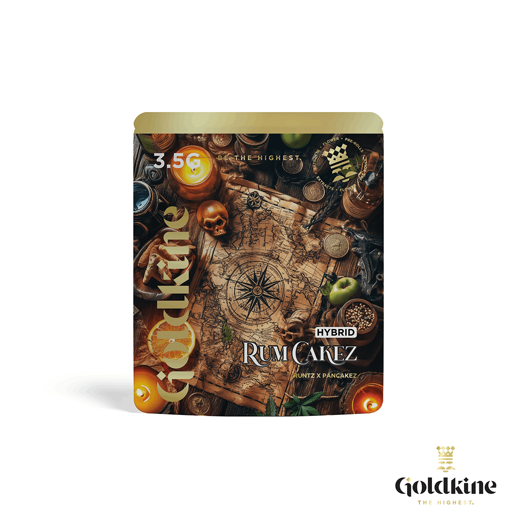 Goldkine - Goldkine Flower 3.5G (Mylar) | Rum Cakes - 1