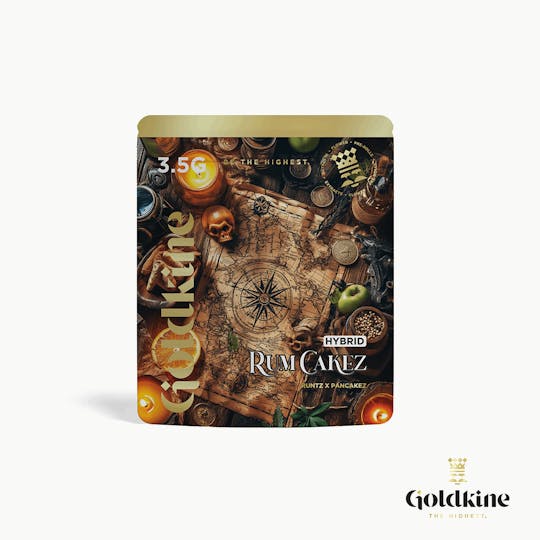 Goldkine - Goldkine Flower 3.5G (Mylar) | Rum Cakes - 1