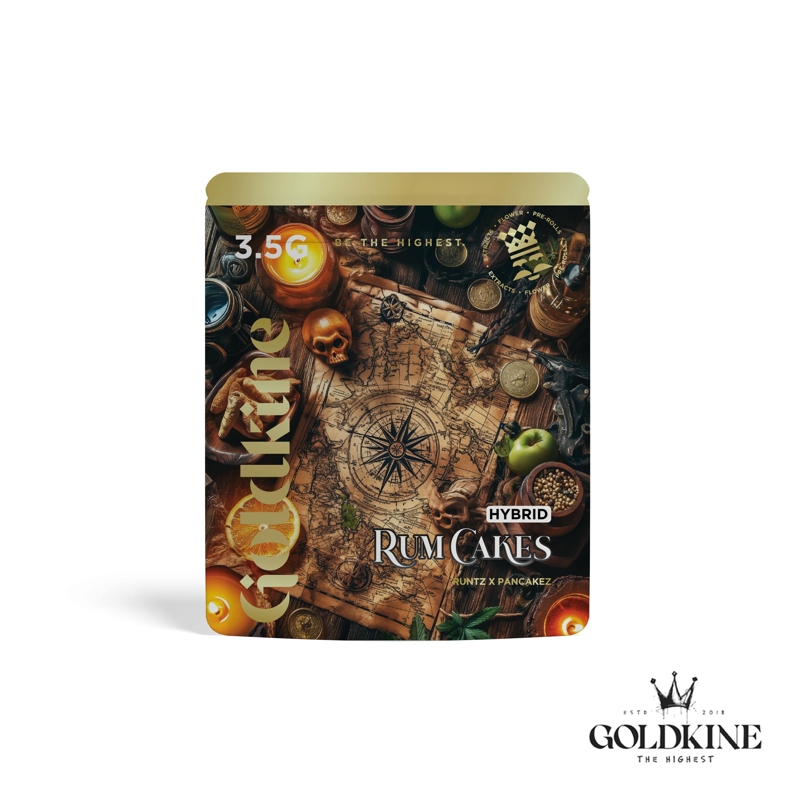 Goldkine - Goldkine Flower 3.5G (Mylar) | Rum Cakes - 1