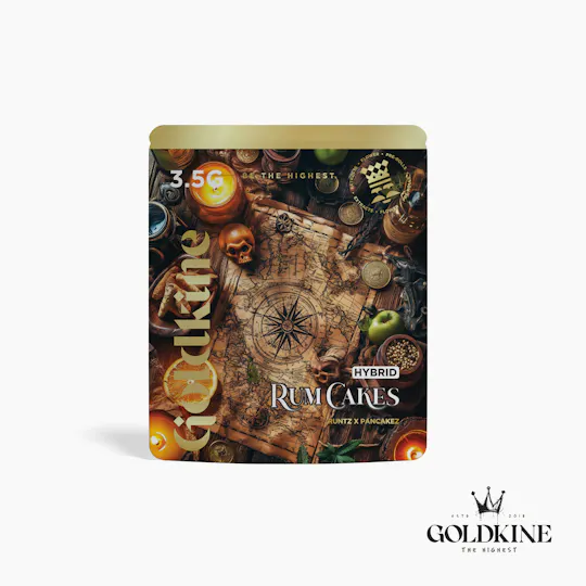 Goldkine - Goldkine Flower 3.5G (Mylar) | Rum Cakes - 1
