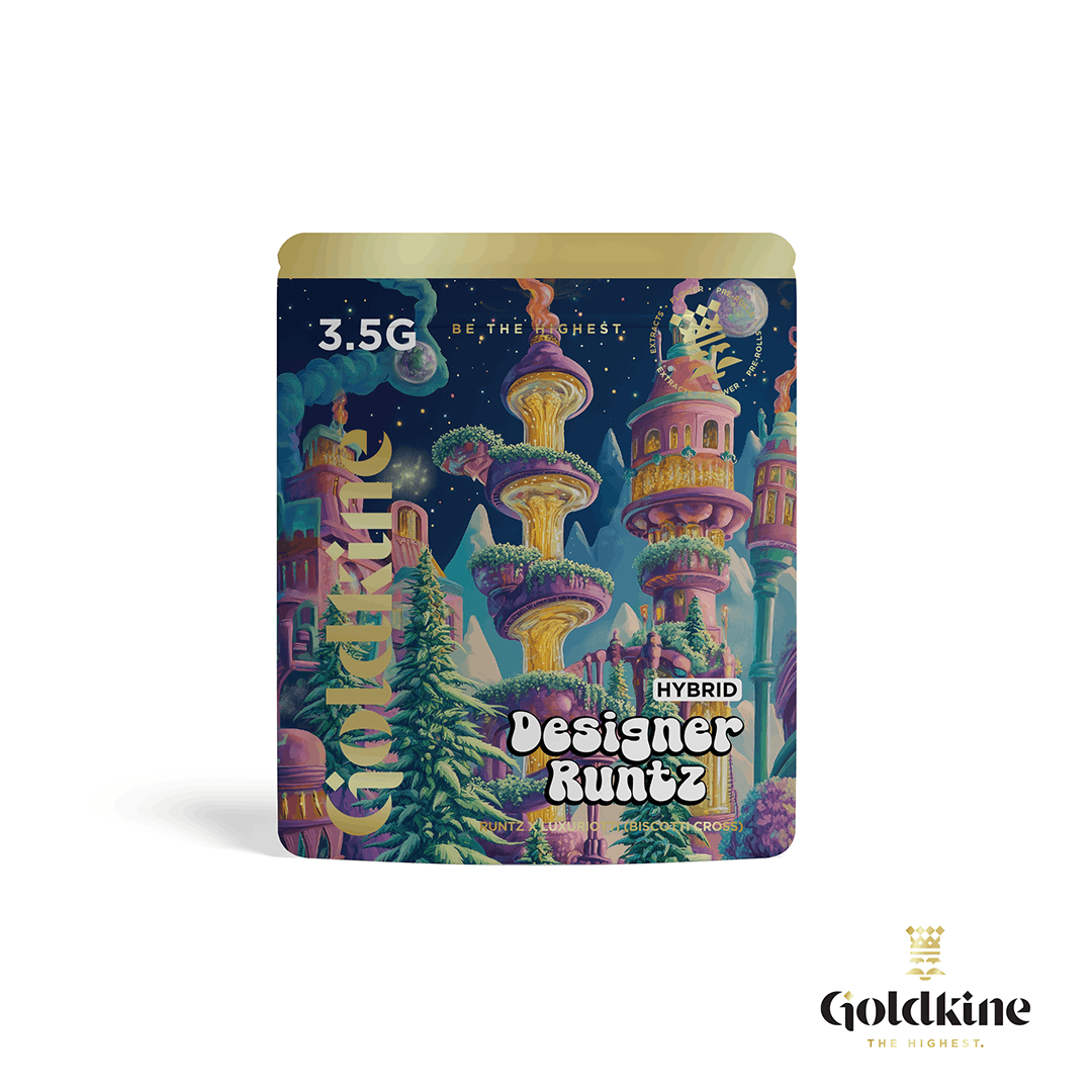 Goldkine - Goldkine Flower 3.5G (Mylar) | Designer Runtz - 1
