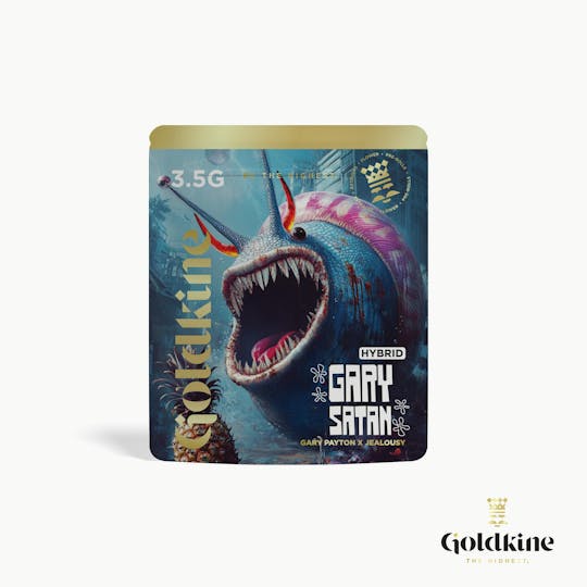 Goldkine - Goldkine Flower 3.5G (Mylar) | Gary Satan - 1